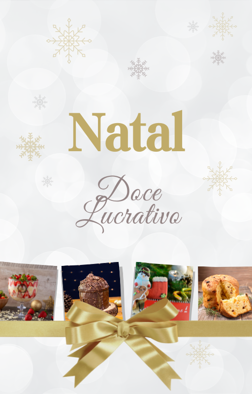 Capa para ebook receitas de natal elegante em dourado e bege (6)