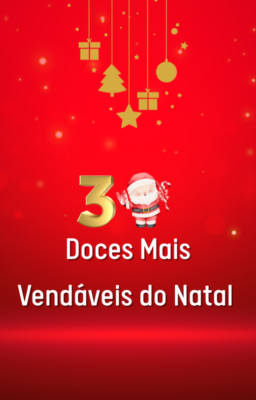 Capa para ebook receitas de natal elegante em dourado e bege (7)